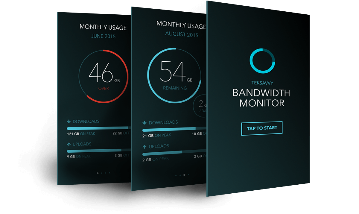 Bandwidth Monitor for TekSavvy